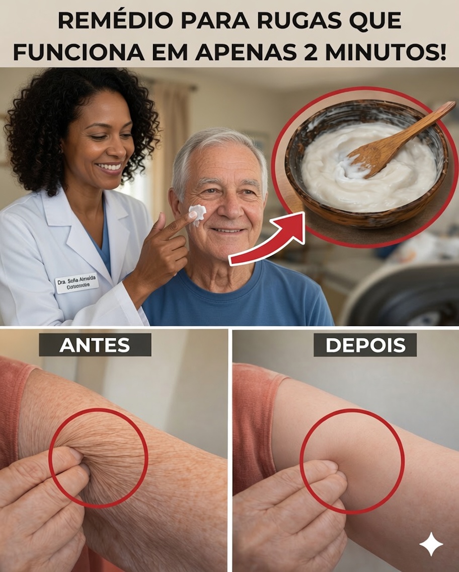 Remédio antirrugas para idosos que funciona em apenas 2 minutos — sem brincadeira!