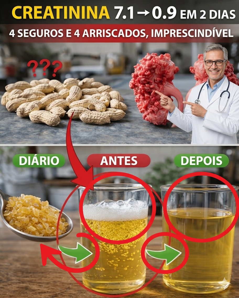 Creatinina caiu de 7,1 para 0,9 em 2 dias? Entenda a verdade e descubra 4 gorduras boas para os rins (e 4 que exigem cautela)