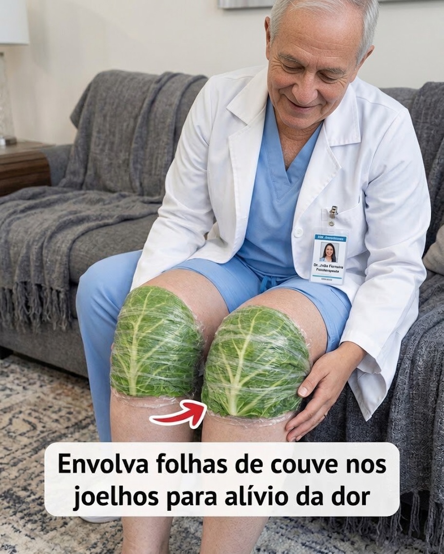 Você Já Se Perguntou Se Uma Simples Folha de Repolho Pode Aliviar o Desconforto nos Joelhos?