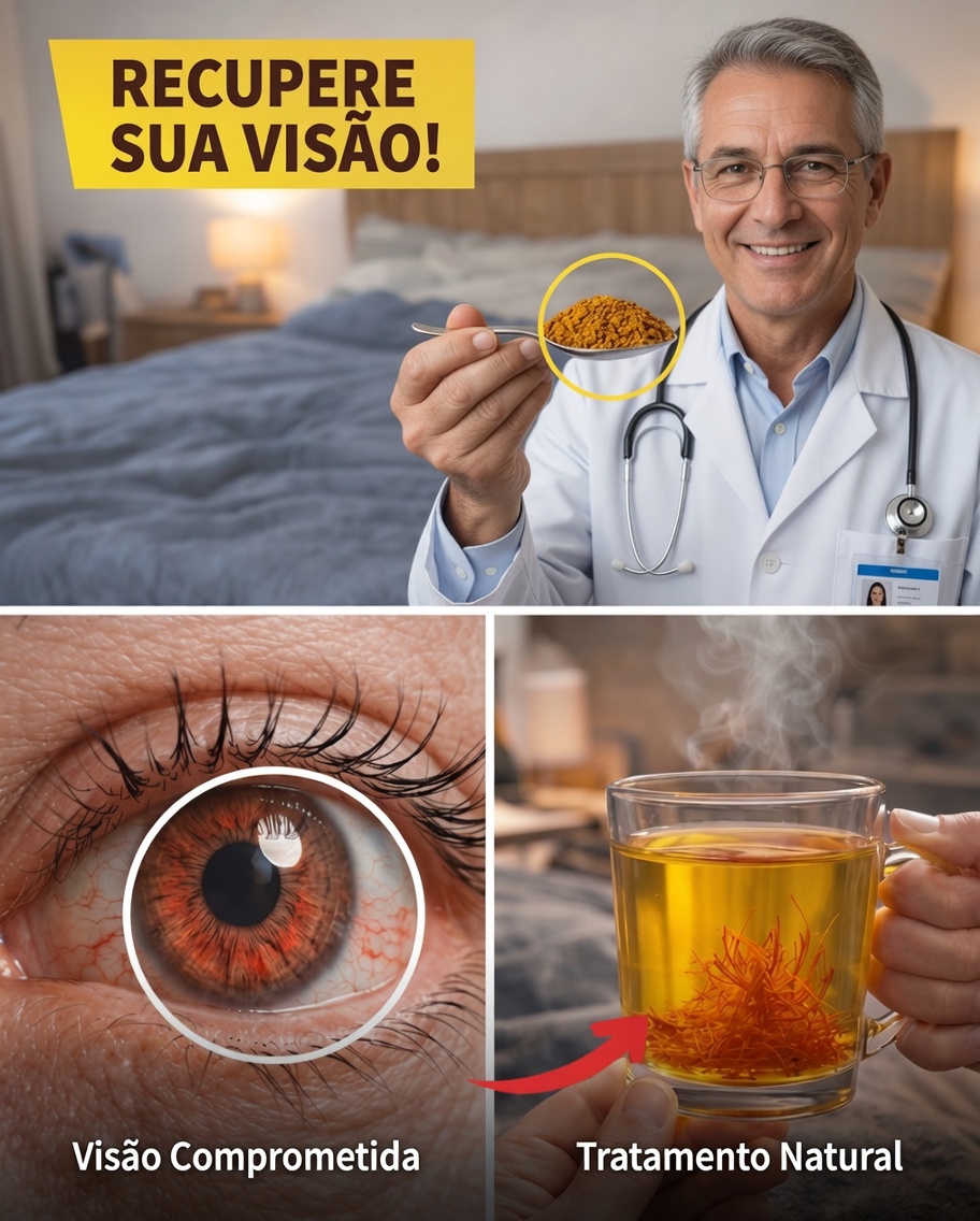 Açafrão para Idosos: Será que um Simples Ritual Noturno Pode Apoiar a Saúde dos Seus Olhos de Forma Natural?