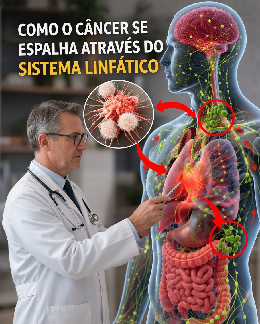 Qual é o papel do sistema linfático na progressão do câncer?