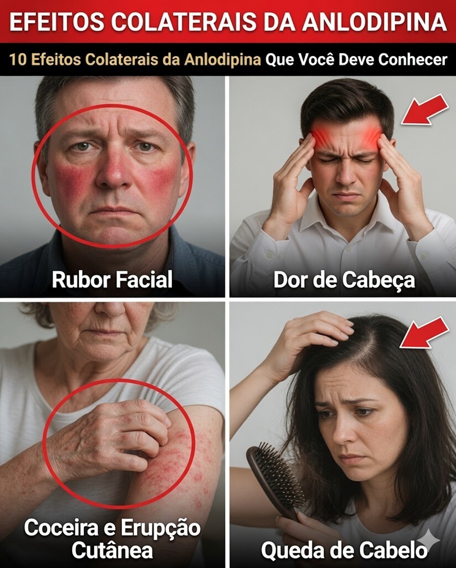 Efeitos secundários da amlodipina: o que significam e como reduzir os riscos