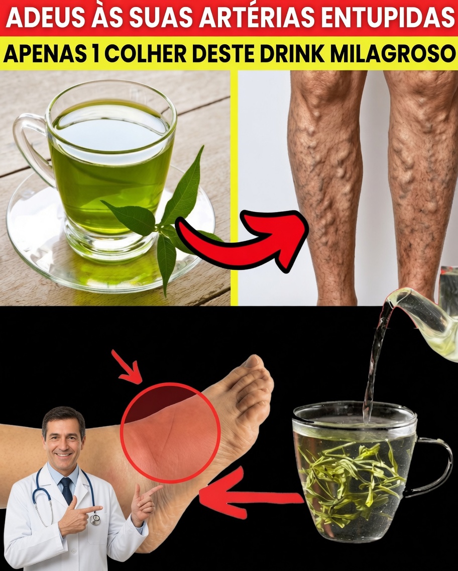 Mais de 60? Limpe e apoie suas artérias naturalmente com estas poderosas bebidas curativas