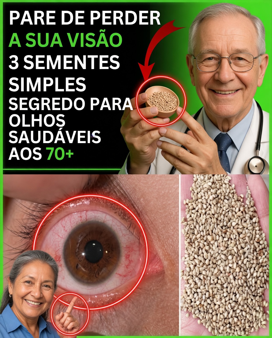 Proteja Seus Olhos Naturalmente: 3 Sementes Poderosas e 1 Fruta que Todo Idoso Deve Conhecer