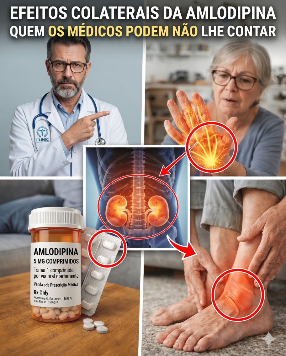 12 Piores Efeitos Colaterais da Amlodipina que Você NUNCA Deve Ignorar