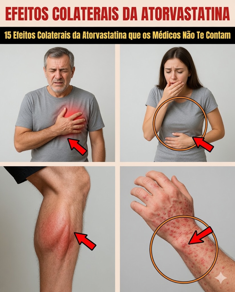 15 Efeitos Colaterais Ocultos da Atorvastatina Que o Seu Médico Pode Não Ter Tempo para Explicar (Mas Você Precisa Conhecer Antes da Próxima Receita)