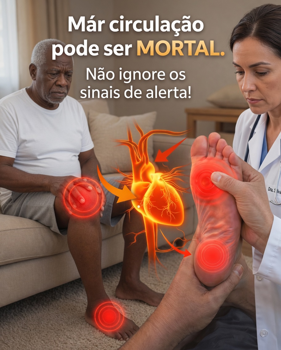 Formigamento constante, pés gelados e dor nas panturrilhas… será apenas cansaço ou um sinal de problemas na circulação?