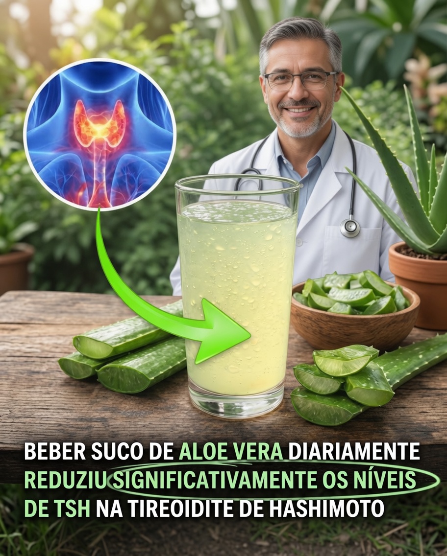 O suco de aloe vera do dia a dia pode ajudar no equilíbrio da tireoide? O que um estudo de 2018 revelou sobre os marcadores tireoidianos em mulheres