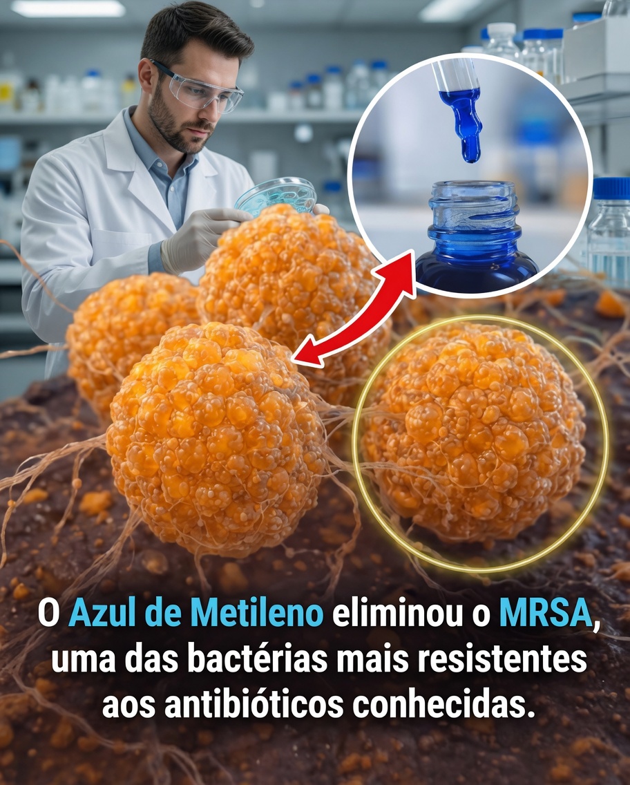 A Descoberta Surpreendente Sobre o Azul de Metileno e Uma das Bactérias Mais Resistentes aos Antibióticos