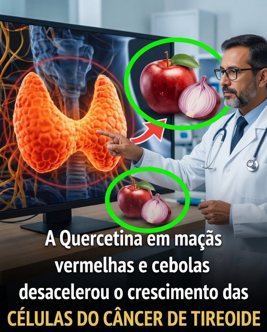 Como Alimentos do Dia a Dia, Como Maçãs e Cebolas, Podem Trazer Novas Pistas para a Pesquisa do Câncer de Tireoide?
