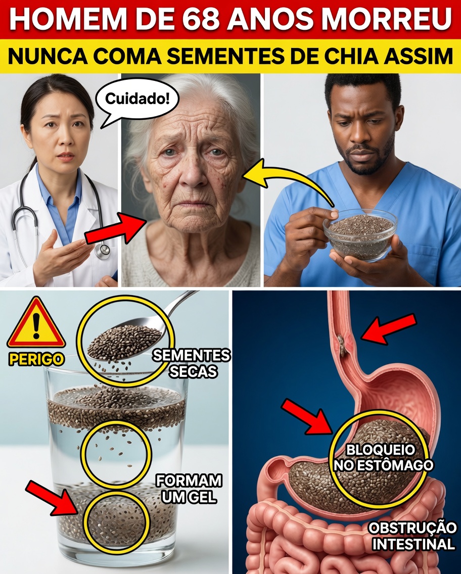 Idoso, Pare de Comer Chia do Jeito Errado! Erros Ocultos Que Podem Prejudicar Sua Saúde