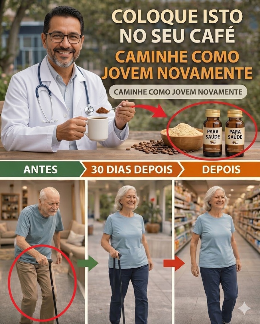 Mais de 60? Beba estes 3 chás e recupere a força muscular para caminhar com segurança novamente