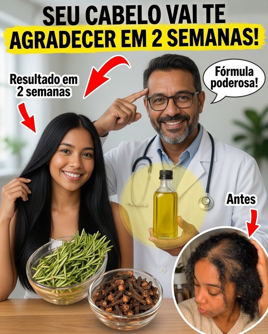 Essa Combinação Simples de Cozinha Pode Ajudar a Deixar o Cabelo Mais Grosso e Saudável em Poucas Semanas?