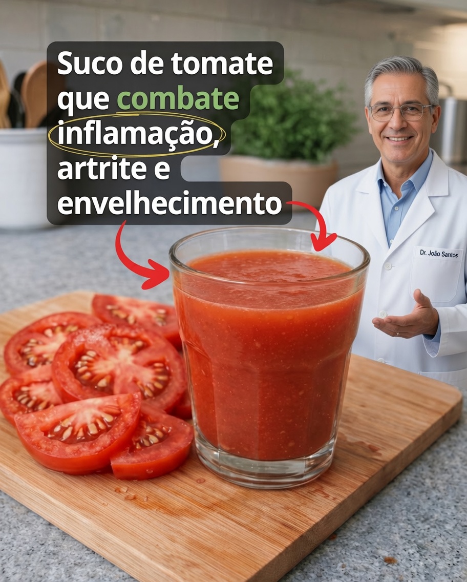 Descubra o Simples Hábito Diário que Está Conquistando os Entusiastas da Saúde: Suco de Tomate Fresco
