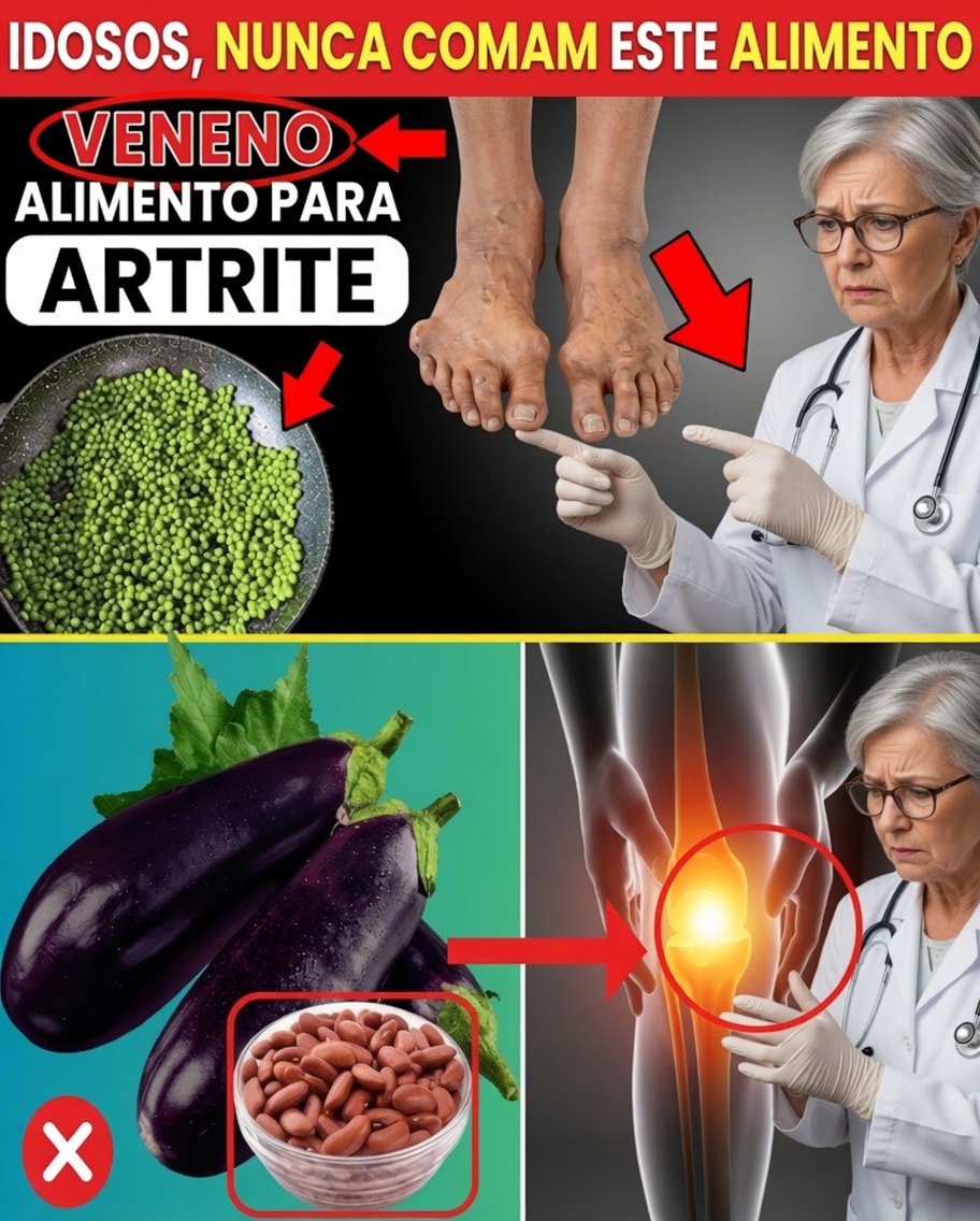 10 Alimentos Ocultos Que Pioram a Artrite em Idosos – Evite Estes a Partir de Hoje