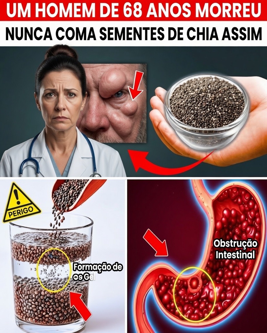 Idosos, cuidado: a maneira certa de comer sementes de chia para uma saúde melhor