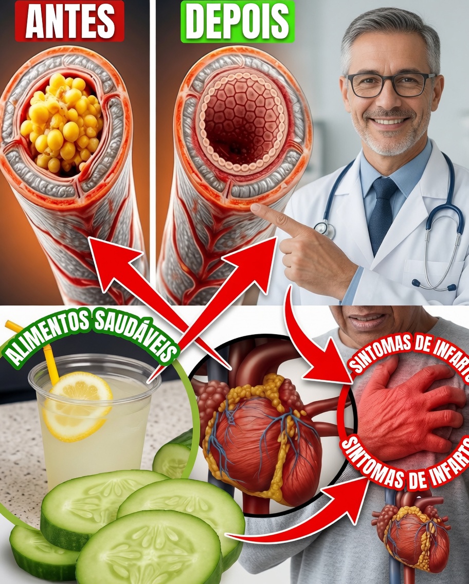 Mais de 60? Esta dupla simples de bebidas diárias pode ajudar a manter as artérias mais limpas naturalmente