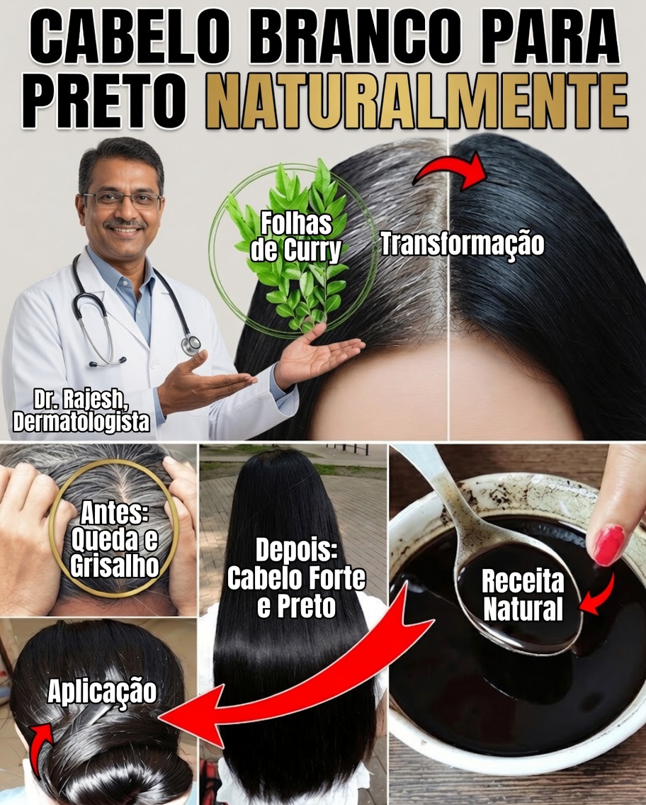 Do Grisalho ao Cabelo Naturalmente Escuro em Apenas Alguns Minutos: 8 Remédios Poderosos que Você Pode Experimentar Hoje