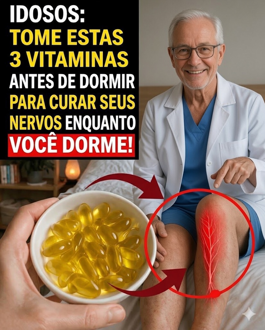 3 Vitaminas Noturnas que Podem Transformar a Força das Pernas Após os 60: O Segredo Esquecido para Manter a Mobilidade