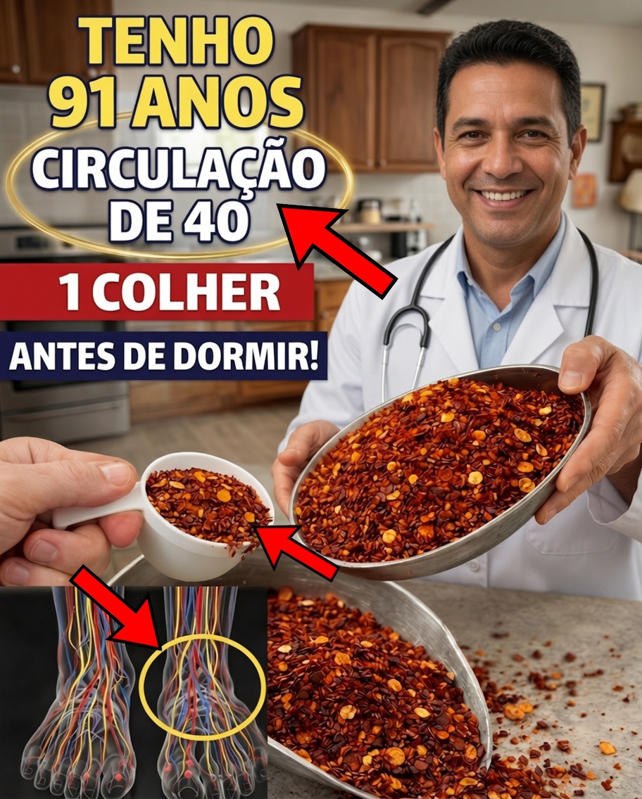 Elderly: Could a simple spice before bed improve circulation in the legs and feet?