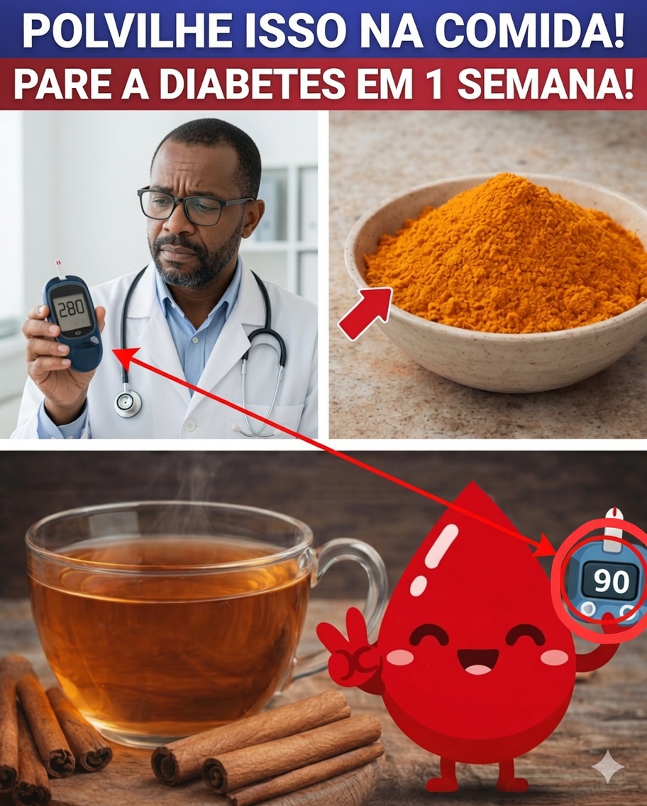 Mais de 60? Polvilhe ISTO Todos os Dias para Ajudar a Estabilizar o Açúcar no Sangue em Apenas 7 Dias