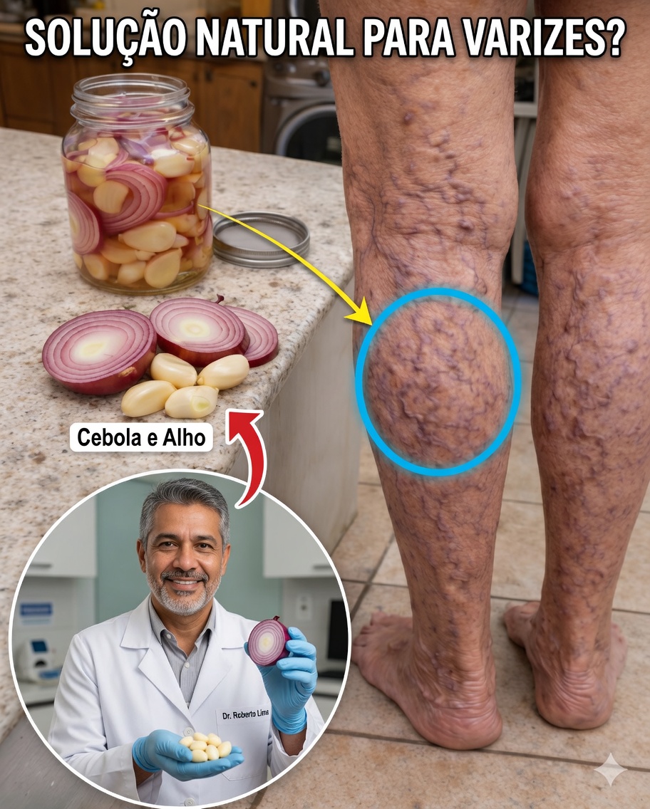 Diga Adeus às Varizes Naturalmente: O Simples Remédio Caseiro com Alho, Cebola e Azeite que Pode Trazer Alívio