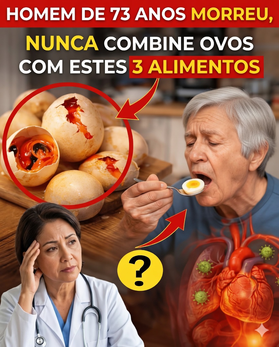 Alerta para idosos: 3 alimentos comuns que você nunca deve combinar com ovos