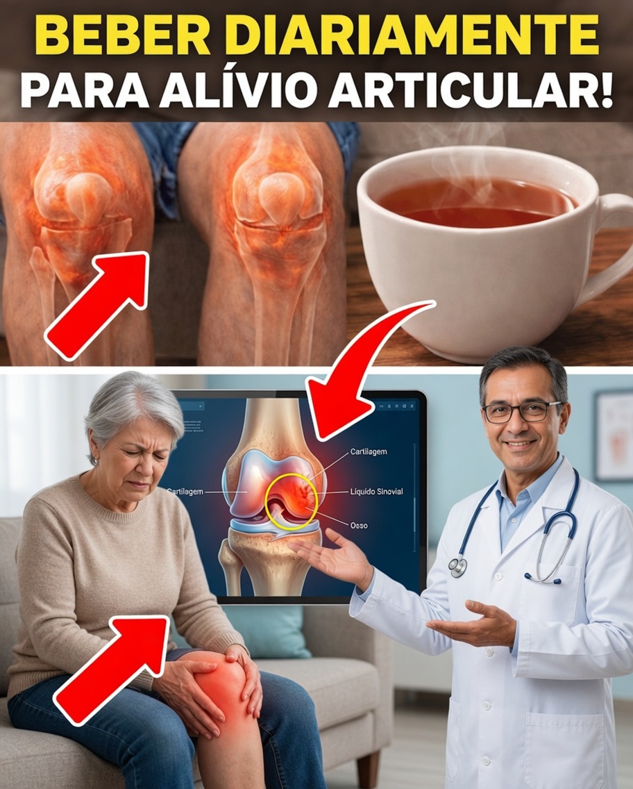 APENAS 1 XÍCARA! Será que esta bebida simples pela manhã pode aliviar articulações rígidas em idosos?