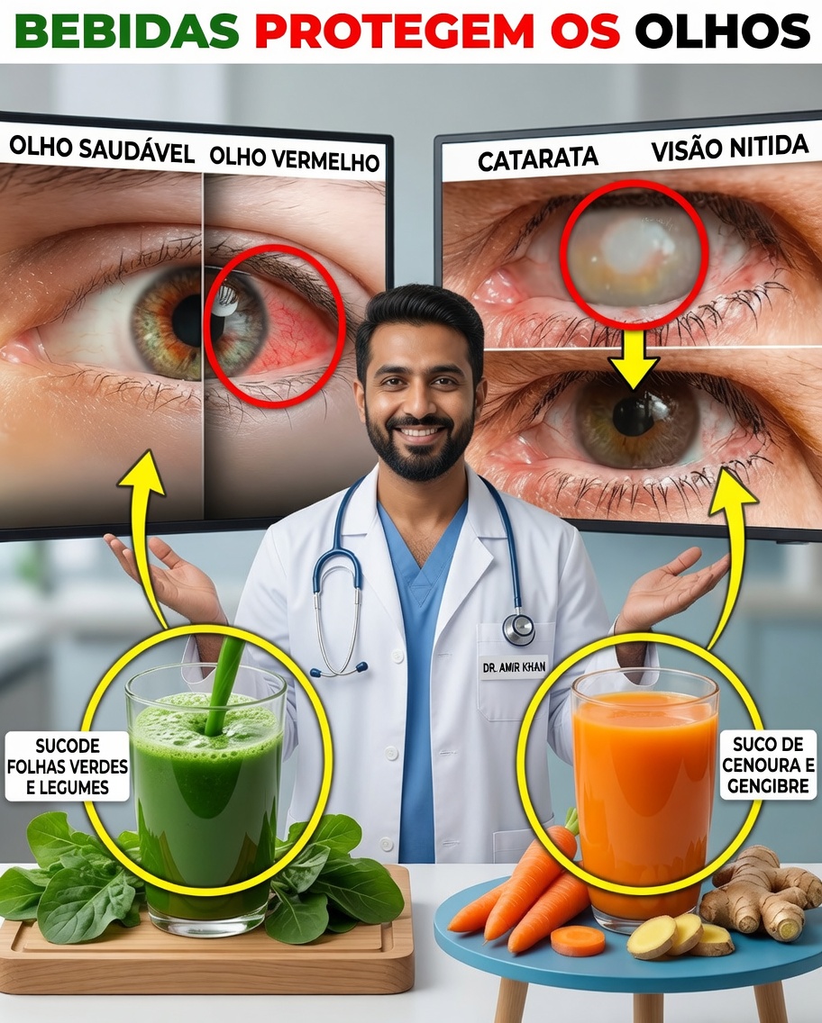 8 Bebidas Milagrosas para Proteger Seus Olhos e Melhorar Naturalmente a Visão