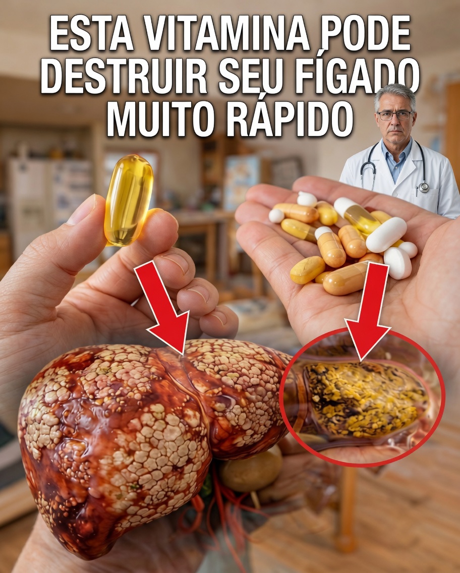9 Vitaminas e Suplementos que Podem Prejudicar Silenciosamente o Seu Fígado e os Seus Rins