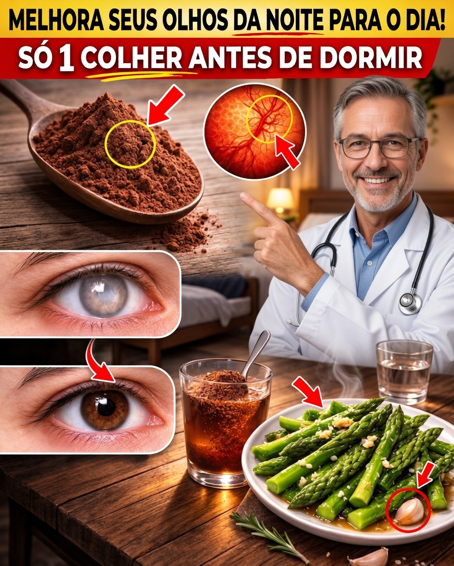 O Médico Mais Velho do Japão Revela: Um Hábito Simples Antes de Dormir para Apoiar Naturalmente a Saúde dos Seus Olhos com o Envelhecimento