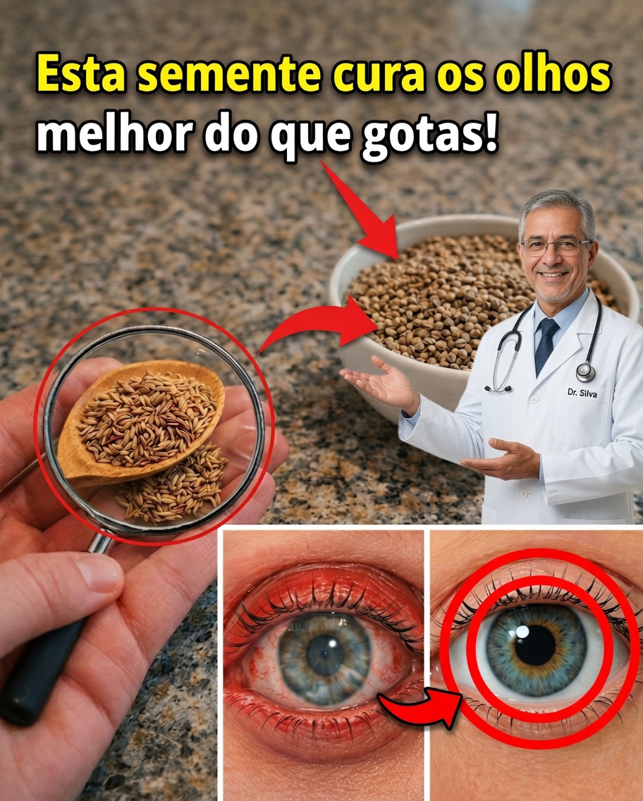 Esqueça a cenoura — esta pequena semente pode surpreender na saúde dos seus olhos