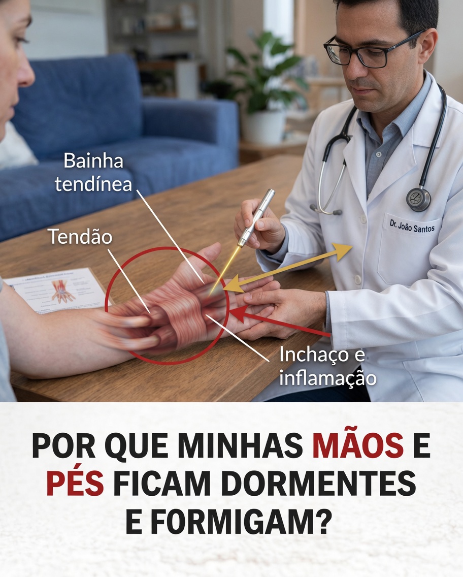 As suas mãos e os seus pés ficam dormentes ou formigando com frequência? Veja o que o seu corpo pode estar a tentar dizer