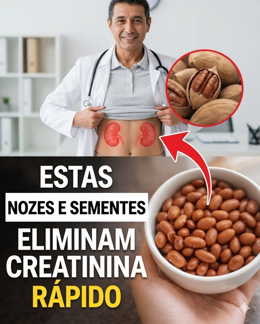 Creatinina alta? 3 nozes seguras para comer e 3 que você deve evitar