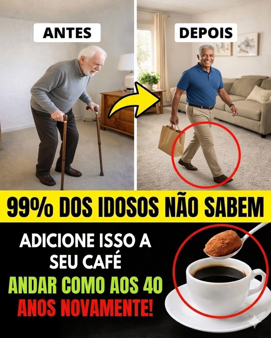 Por que os idosos estão adicionando este pó ao café (benefícios que podem transformar sua vida!)
