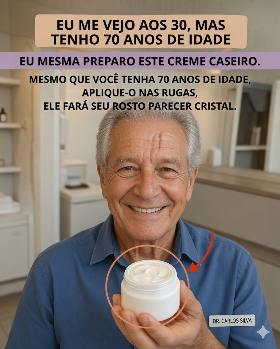 O Creme Noturno de 3 Ingredientes com Bicarbonato que Pessoas Mais Velhas Estão Adorando para uma Pele Mais Lisa e Iluminada da Noite para o Dia
