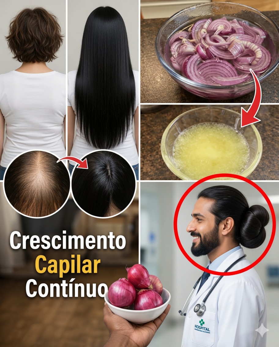 Como Fazer o Cabelo Crescer Mais Longo e Mais Espesso com Cebola: O Truque Antigo que Quase Ninguém Conhece