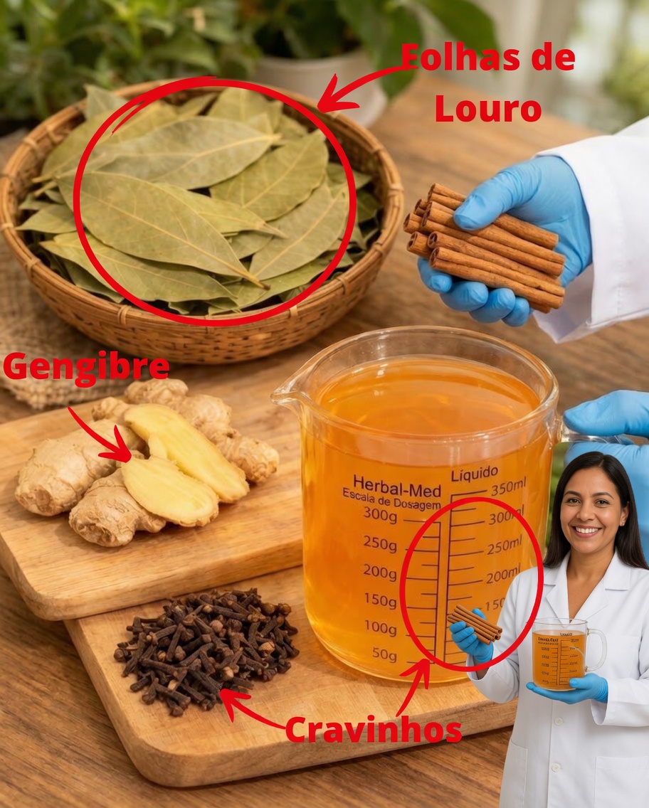 Descubra o Poder Calmante do Chá de Gengibre, Louro, Canela e Cravo
