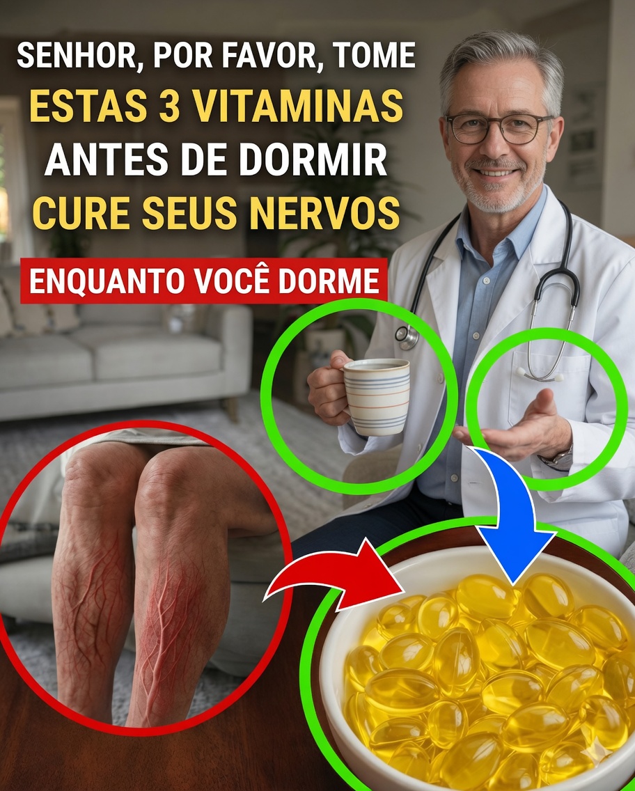 3 Vitaminas Noturnas que Podem Ajudar a Fortalecer as Pernas Após os 60 Enquanto Você Dorme