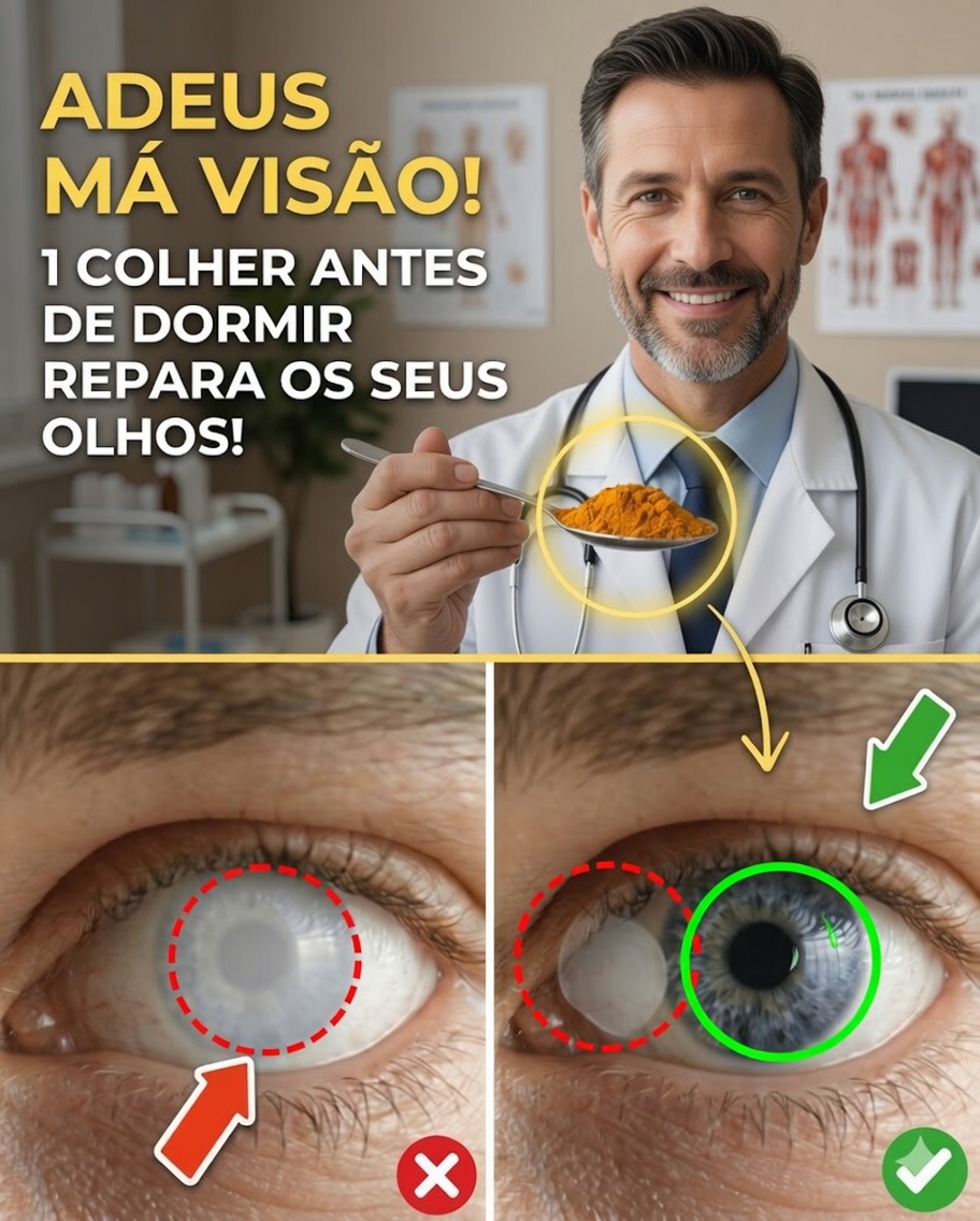 Mais de 60 anos? Coma isto antes de dormir e acorde enxergando como aos 40