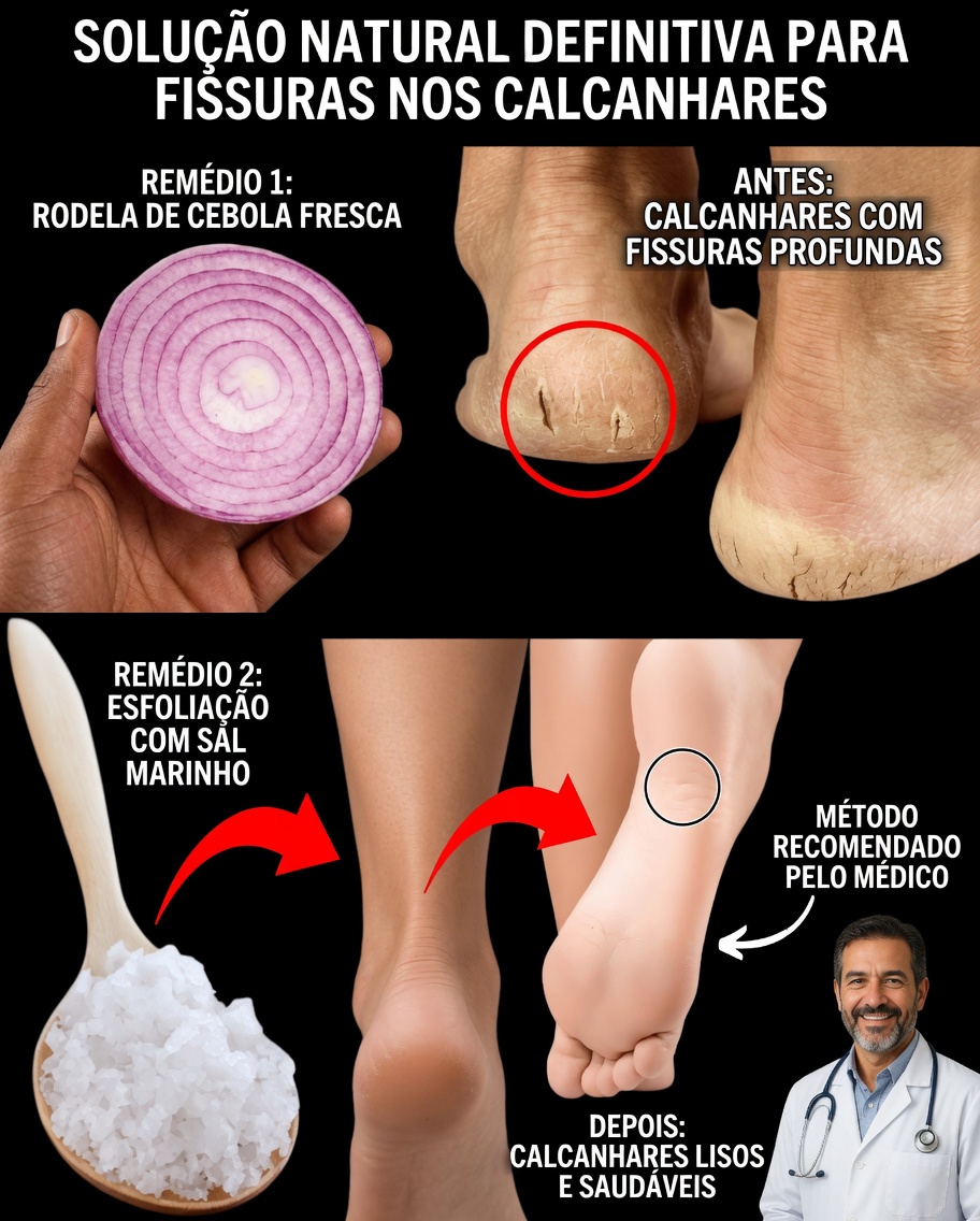 5 Remédios Naturais Caseiros para Curar Rachaduras nos Calcanhares e Restaurar Pés Macios e Bonitos
