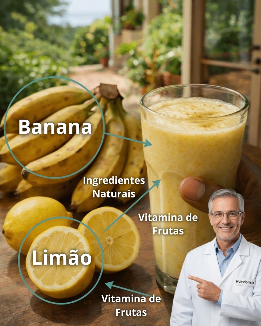 Por que misturar banana com limão pode se tornar seu novo ritual matinal (simples, econômico e refrescante)
