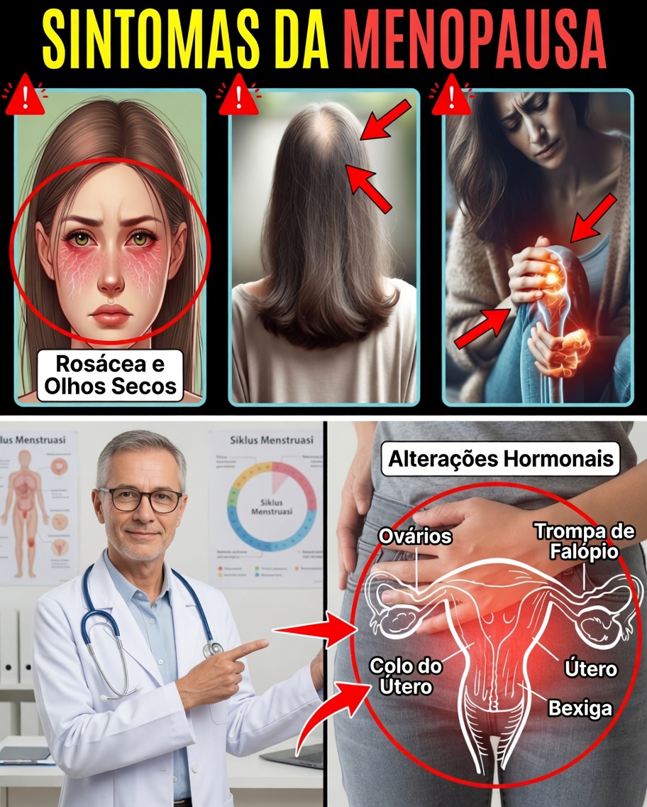 14 Sintomas da menopausa frequentemente ignorados que toda mulher deve conhecer