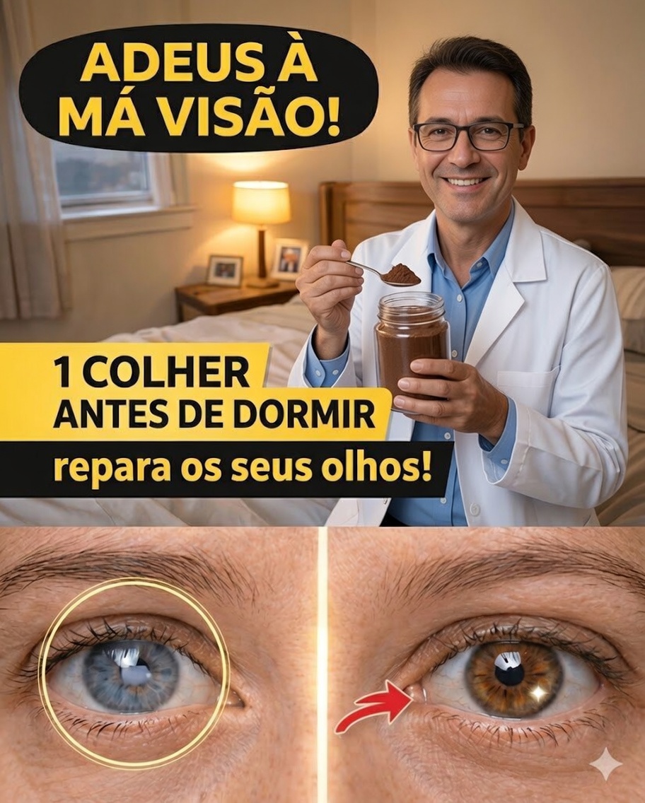 Mais de 60? Coma isto antes de dormir e acorde enxergando como aos 40