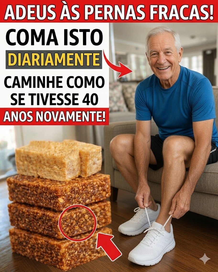 Quer Pernas Mais Fortes Mesmo Depois dos 80? Coma ISTO Todos os Dias