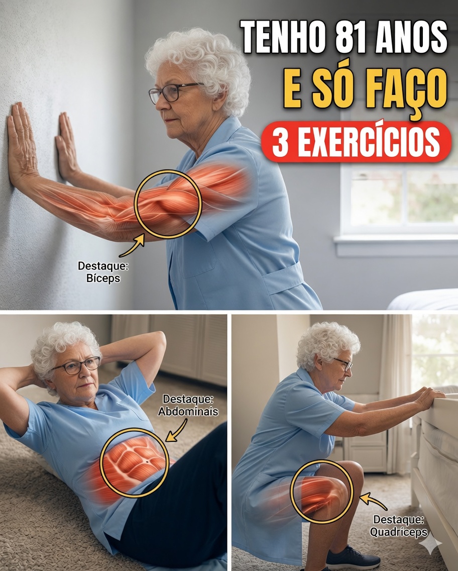 Médicos revelam: estes 3 exercícios são melhores do que caminhar após os 60