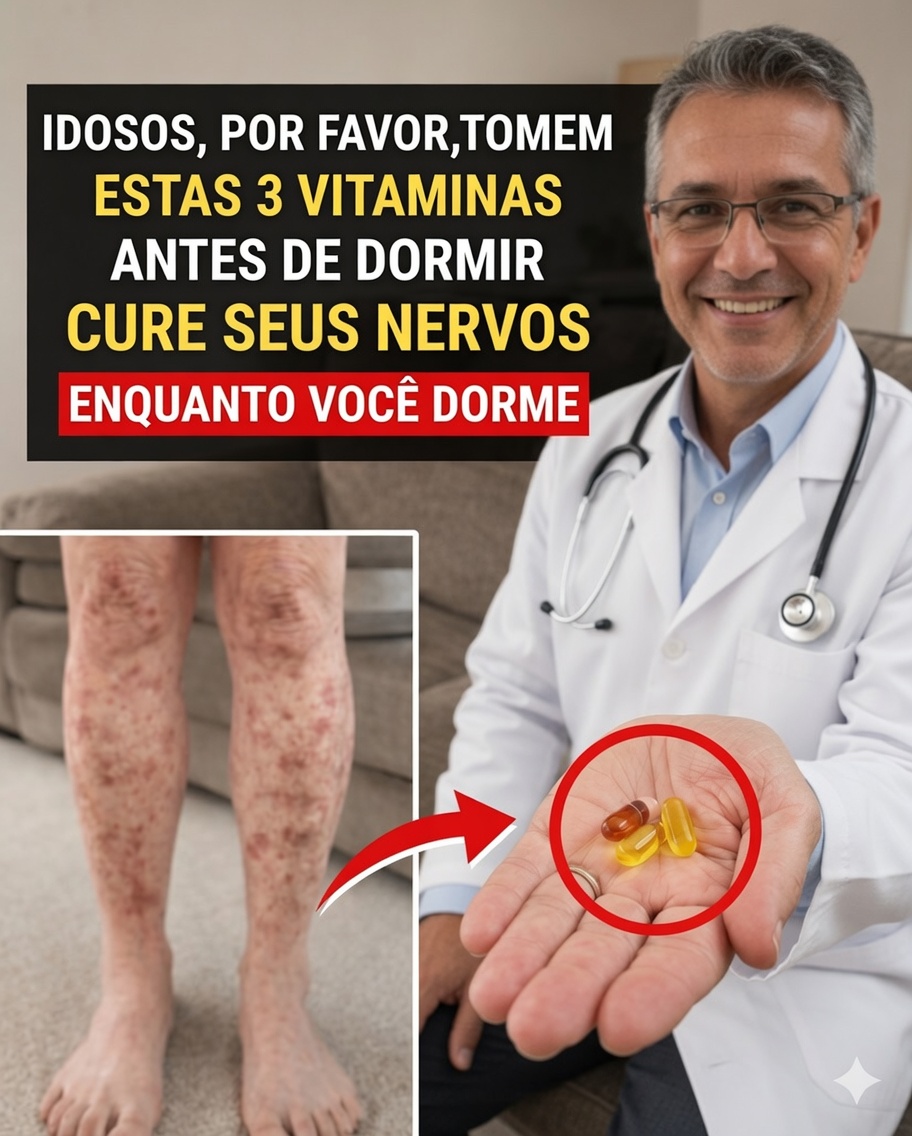 3 vitaminas noturnas que podem transformar a força das pernas após os 60: o segredo esquecido para manter a mobilidade
