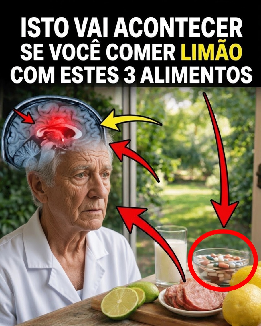 Alerta sobre o Limão para Idosos: Por que Pensar Duas Vezes Antes de Misturá-lo com Estes 4 Alimentos Comuns