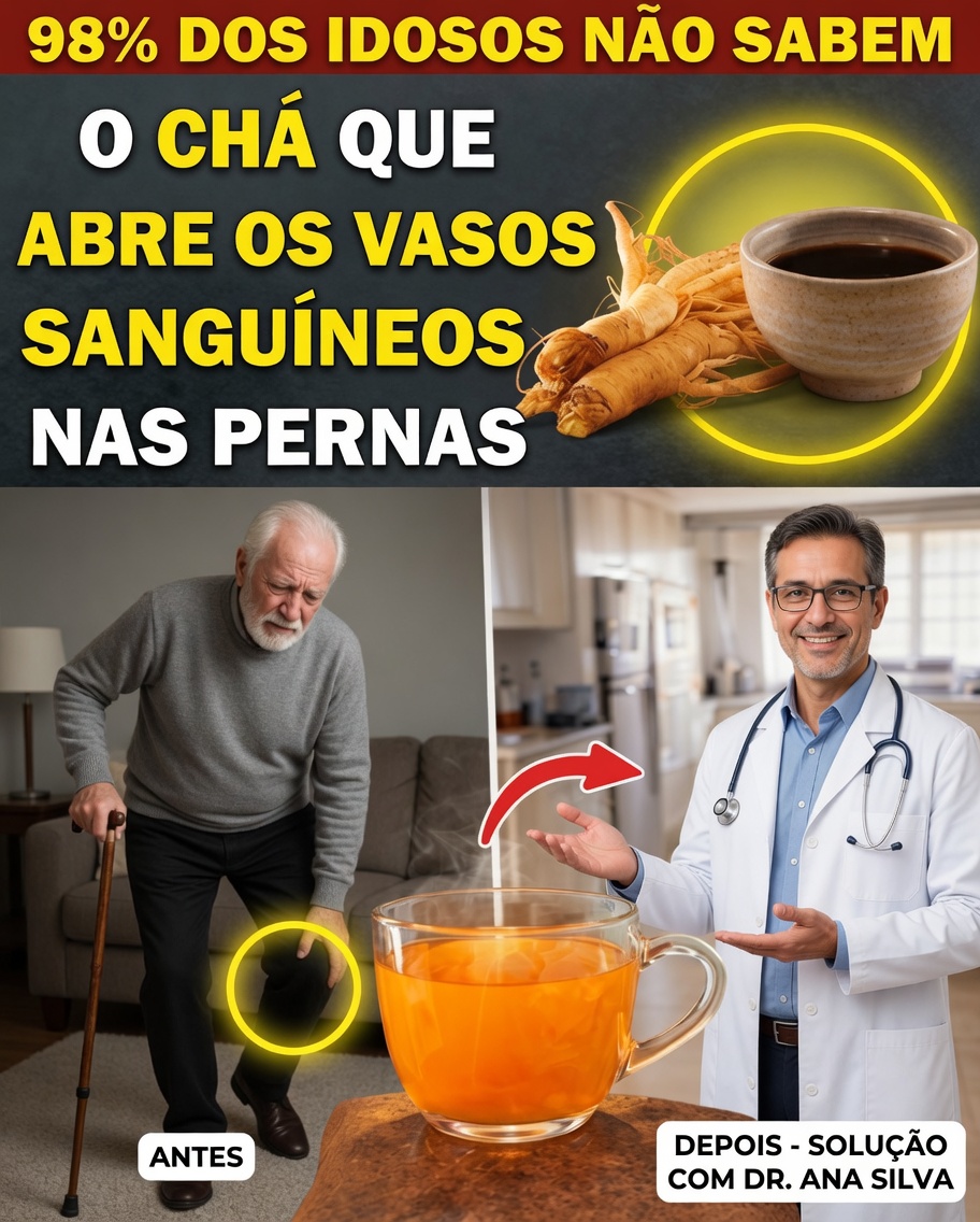 Mais de 60 anos? Beba estes 3 chás poderosos para recuperar a força muscular e voltar a caminhar com segurança