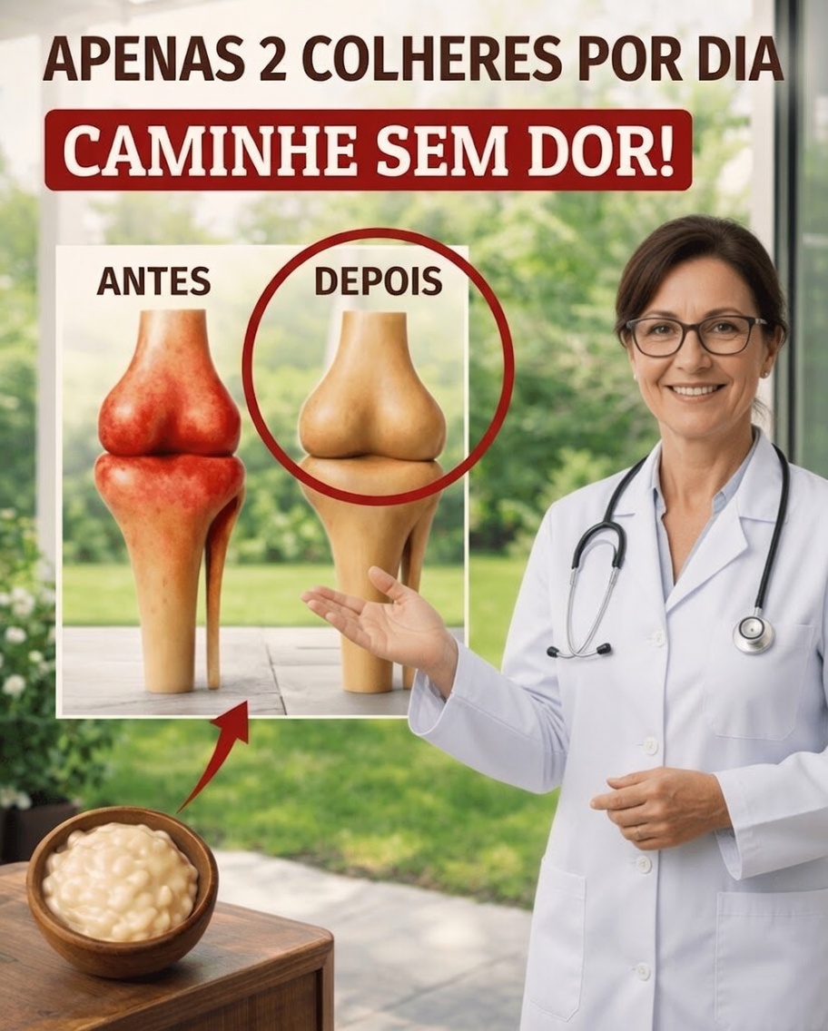 Como um Simples Hábito Diário com Gelatina Pode Ajudar a Manter os Joelhos Saudáveis com o Passar dos Anos